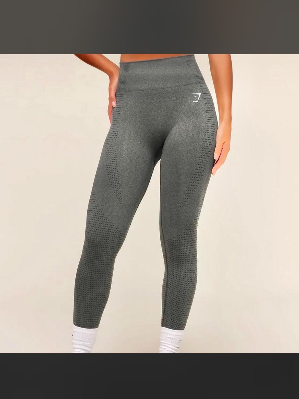 Gymshark Grey High-Waist Seamless Sculpt Leggings